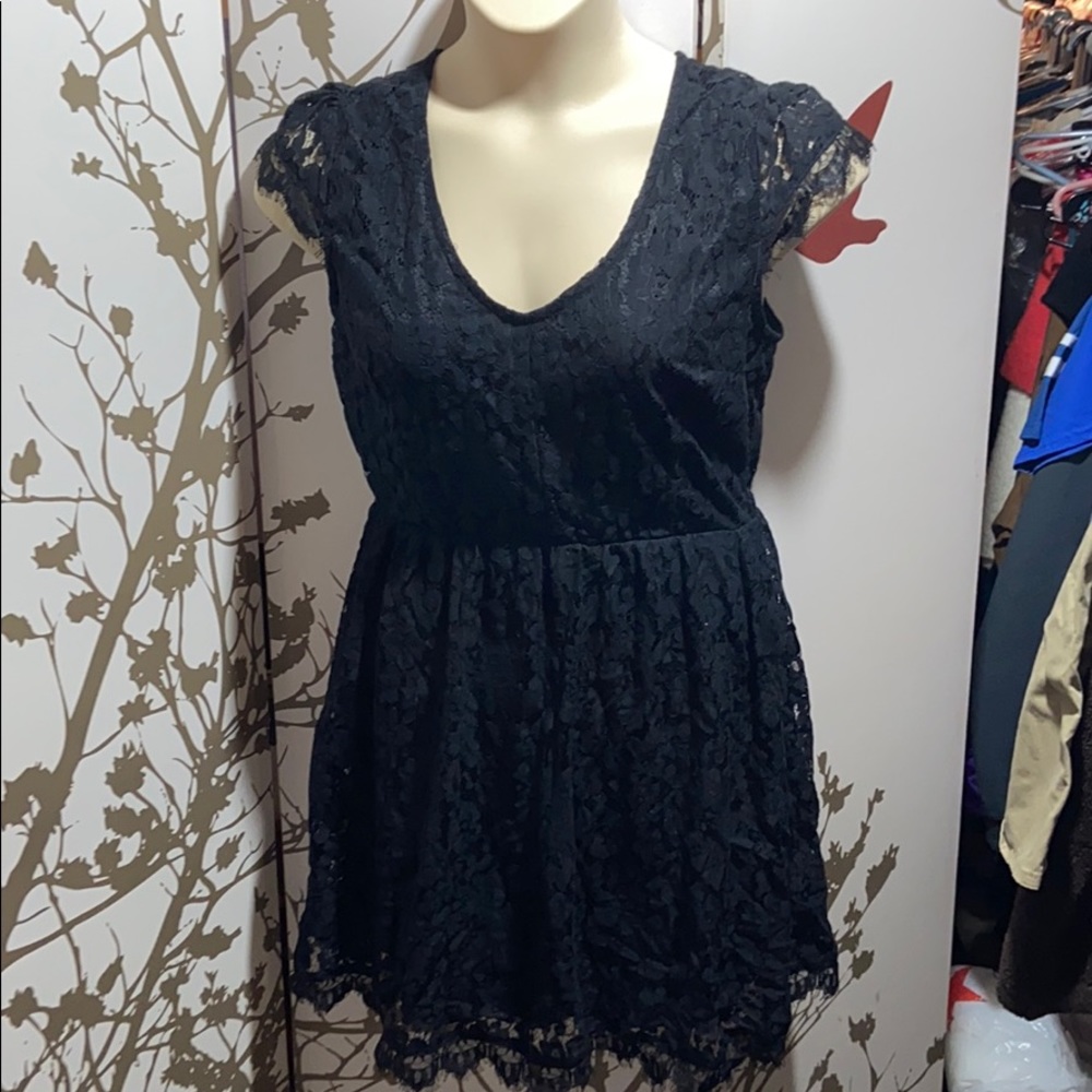 Black Lace Dress